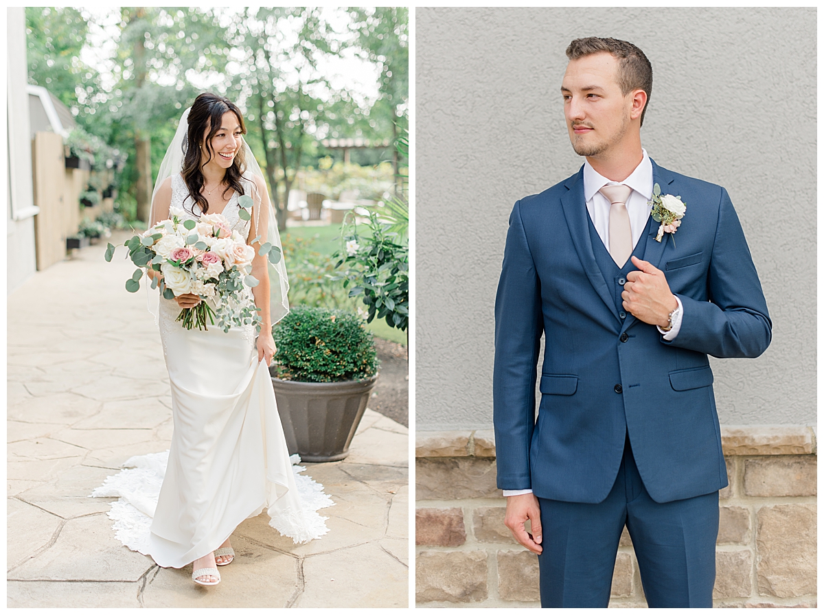 Bride and Groom Portraits at Brookshire